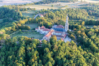 Basilique de Sion in Saxon-Sion im Bundesland Meurthe-et-Moselle, Frankreich von oben