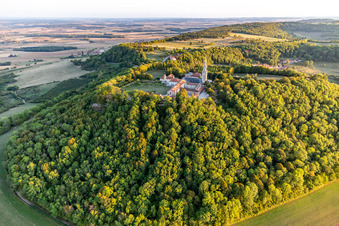 Basilique de Sion in Saxon-Sion im Bundesland Meurthe-et-Moselle, Frankreich aus der Luft