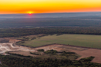 Luftaufnahme von Aeroport Pont-Saint-Vincent im Bundesland Meurthe-et-Moselle, Frankreich