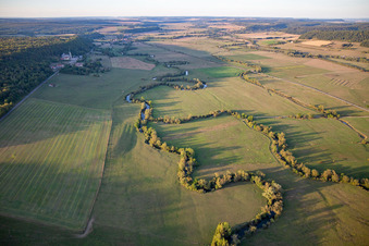 Die Maas/La Meuse in Coussey im Bundesland Vosges, Frankreich