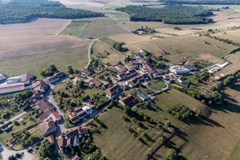 Luftbild von Saint-Paul im Bundesland Vosges, Frankreich
