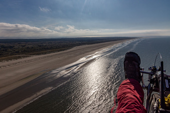 Fanø im Bundesland Syddanmark, Dänemark vom Flugzeug aus