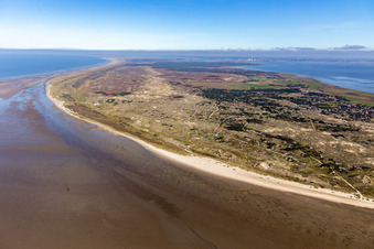 Fanø von der Sandbank Peter Meyers aus im Bundesland Syddanmark, Dänemark