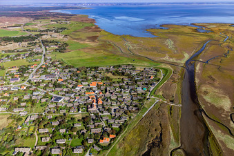Fanø im Bundesland Syddanmark, Dänemark von einer Drohne aus