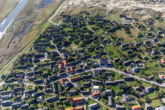 Schrägluftbild von Fanø im Bundesland Syddanmark, Dänemark