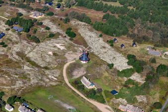 Sønderho Windmühle/ Sønderho Mølle in Fanø im Bundesland Syddanmark, Dänemark