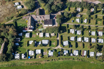 Schrägluftbild von Sønderho Ny Camping in Fanø im Bundesland Syddanmark, Dänemark