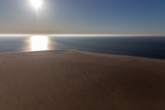 Nationalpark Wattenmeer in Fanø im Bundesland Syddanmark, Dänemark von oben