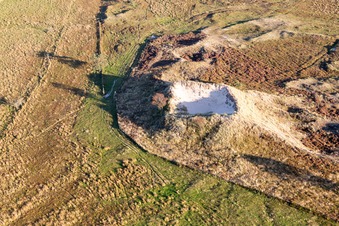 Drohnenbild von Nationalpark Wattenmeer in Fanø im Bundesland Syddanmark, Dänemark