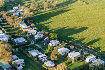 Ny Camping, Sønderho in Fanø im Bundesland Syddanmark, Dänemark aus der Luft