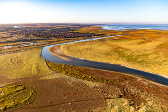 Drohnenaufname von Fanø im Bundesland Syddanmark, Dänemark