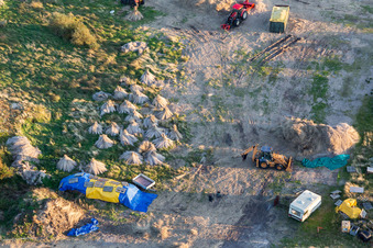 Luftbild von Fanø im Bundesland Syddanmark, Dänemark