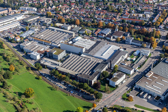 Luftbild von Metabo Werke in Nürtingen im Bundesland Baden-Württemberg, Deutschland