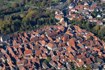 Altstadt im Ortsteil Astheim in Volkach im Bundesland Bayern, Deutschland