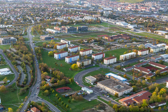 Julius-Maximiliansuniversität im Ortsteil Frauenland in Würzburg im Bundesland Bayern, Deutschland