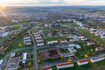 Campus Hubland Nord der Universität Würzburg im Ortsteil Frauenland in Würzburg im Bundesland Bayern, Deutschland