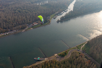 Zollhaus am Rhein in Au am Rhein im Bundesland Baden-Württemberg, Deutschland