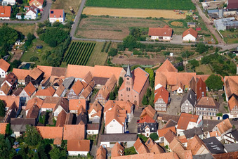 Proestt. Kirche Steinweiler im Bundesland Rheinland-Pfalz, Deutschland