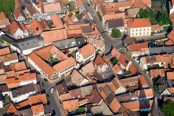 Obergasse Ringstraße Kreuzgasse Hauptstr in Steinweiler im Bundesland Rheinland-Pfalz, Deutschland
