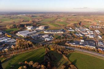 Industriegebiet Sand in Willstätt im Bundesland Baden-Württemberg, Deutschland