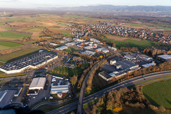 Industriegebiet Sand, Orsay in Willstätt im Bundesland Baden-Württemberg, Deutschland