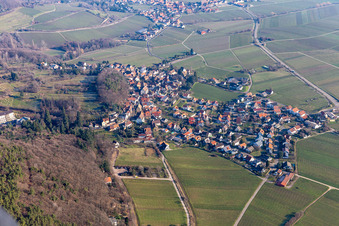 Luftbild von Gleisweiler im Bundesland Rheinland-Pfalz, Deutschland