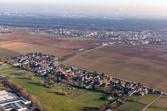 Ortsteil Minderslachen in Kandel im Bundesland Rheinland-Pfalz, Deutschland