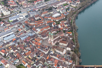 St. Fridolinmünster in Bad Säckingen im Bundesland Baden-Württemberg, Deutschland