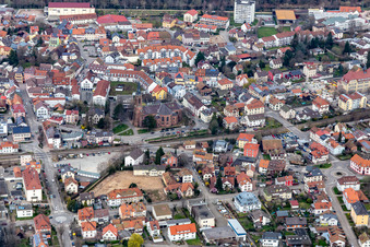 Evangelische Stadtkirche in Schopfheim im Bundesland Baden-Württemberg, Deutschland