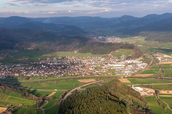 Luftbild von Biberach im Bundesland Baden-Württemberg, Deutschland