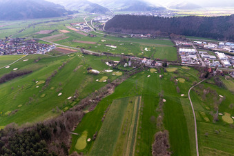 Luftbild von Gelände des Golfplatz des Golfclub Gröbernhof e.V. in Zell am Harmersbach im Bundesland Baden-Württemberg, Deutschland