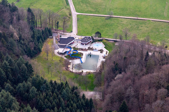 Waldterrassenbad in Biberach im Bundesland Baden-Württemberg, Deutschland