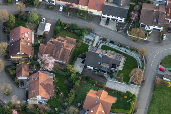 Im Ries, Im Laulesgarten aus Norden im Ortsteil Fessenbach in Offenburg im Bundesland Baden-Württemberg, Deutschland