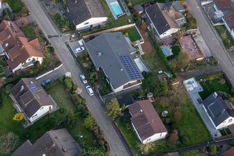 Luftaufnahme von Winzerstr im Ortsteil Fessenbach in Offenburg im Bundesland Baden-Württemberg, Deutschland