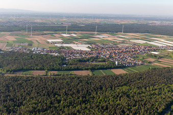 Luftbild von Hatzenbühl im Bundesland Rheinland-Pfalz, Deutschland