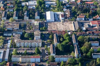 Abriss HILA in Landau in der Pfalz im Bundesland Rheinland-Pfalz, Deutschland