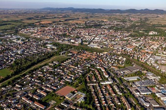 Horststraße im Ortsteil Queichheim in Landau in der Pfalz im Bundesland Rheinland-Pfalz, Deutschland