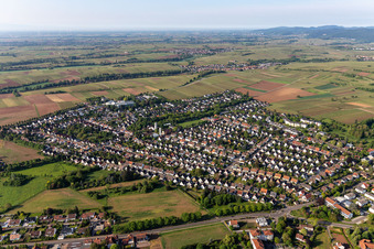 Landau in der Pfalz im Bundesland Rheinland-Pfalz, Deutschland aus der Luft