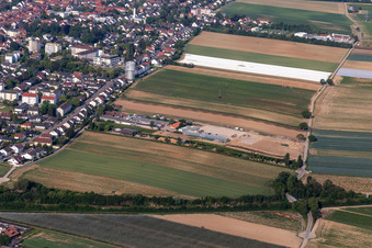 Kandel im Bundesland Rheinland-Pfalz, Deutschland aus der Luft