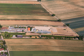 Kandel im Bundesland Rheinland-Pfalz, Deutschland von oben gesehen