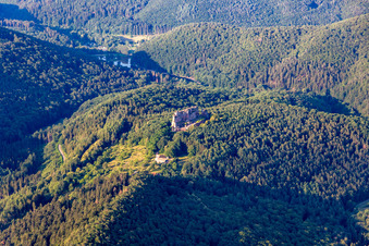 Chateau fort de Fleckenstein in Lembach im Bundesland Bas-Rhin, Frankreich