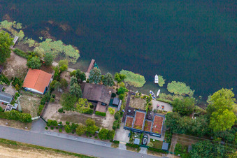 Luftaufnahme von Altrip im Bundesland Rheinland-Pfalz, Deutschland