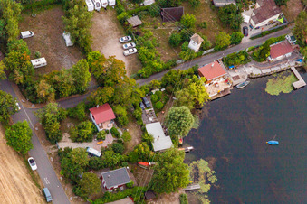 Altrip im Bundesland Rheinland-Pfalz, Deutschland von oben