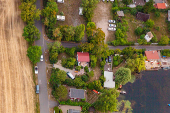 Altrip im Bundesland Rheinland-Pfalz, Deutschland aus der Luft