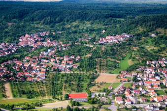 Mönchberg aus Süden in Herrenberg im Bundesland Baden-Württemberg, Deutschland