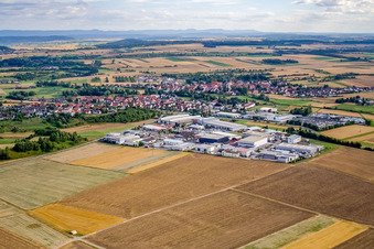 Industriegebiet Hagenring im Ortsteil Altingen in Ammerbuch im Bundesland Baden-Württemberg, Deutschland