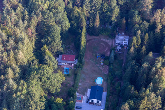 Am Kleinen Höchst in Ludwigswinkel im Bundesland Rheinland-Pfalz, Deutschland von oben