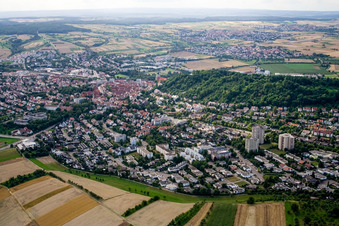 Hildrizhauser Straße in Herrenberg im Bundesland Baden-Württemberg, Deutschland