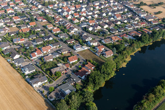 Leimersheim im Bundesland Rheinland-Pfalz, Deutschland von oben