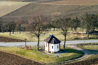 Chapelle Notre Dame des Tilleuls in Soultz-sous-Forêts im Bundesland Bas-Rhin, Frankreich
